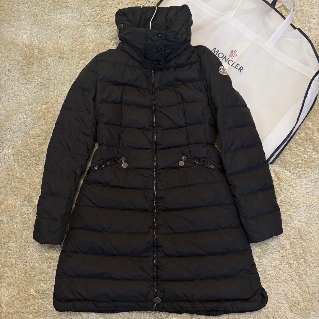 O*i様 【美品】MONCLER FLAMME フラメッテ　ダウンコート ブラッ
