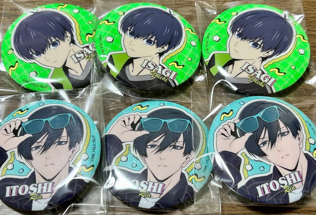 ブルーロック 缶バッジ 糸師凛 潔世一 - メルカリ