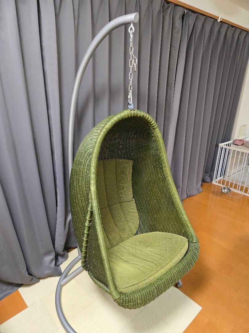 KAZAMA カザマ ハンギングチェア グリーン