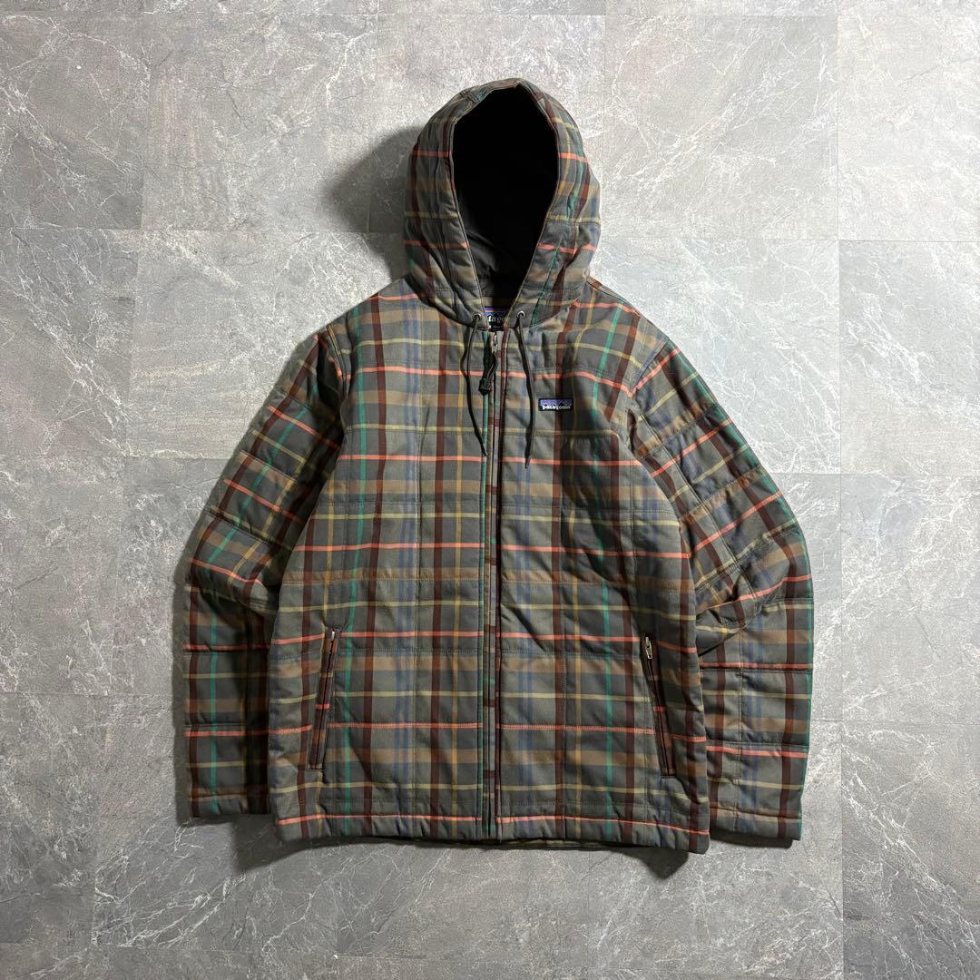 ジャケット・アウター Patagonia hooded quilting check jacket