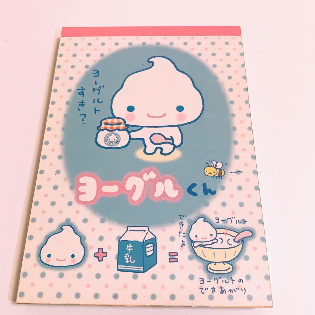 平成レトロ サンエックス ヨーグルくん シール付きメモ帳 - メルカリ