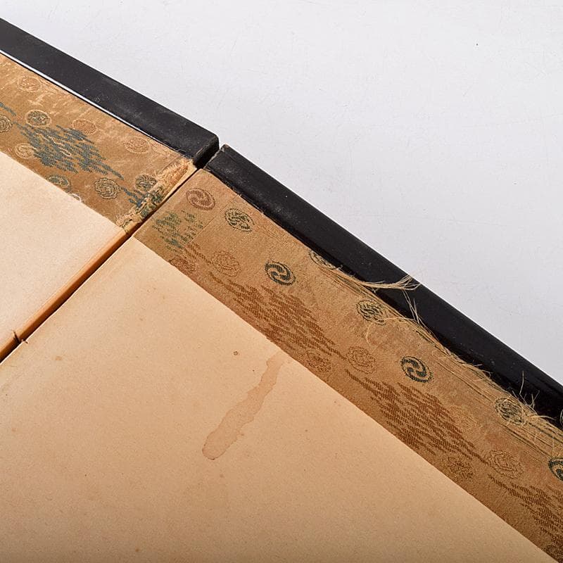 書画 支那事変 野砲戦図 小屏風 衝立 M R7573B - メルカリ