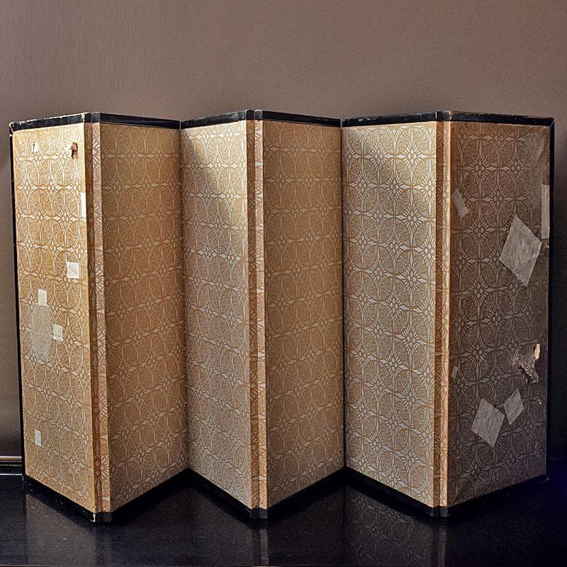 書画 支那事変 野砲戦図 小屏風 衝立 M R7573B - メルカリ