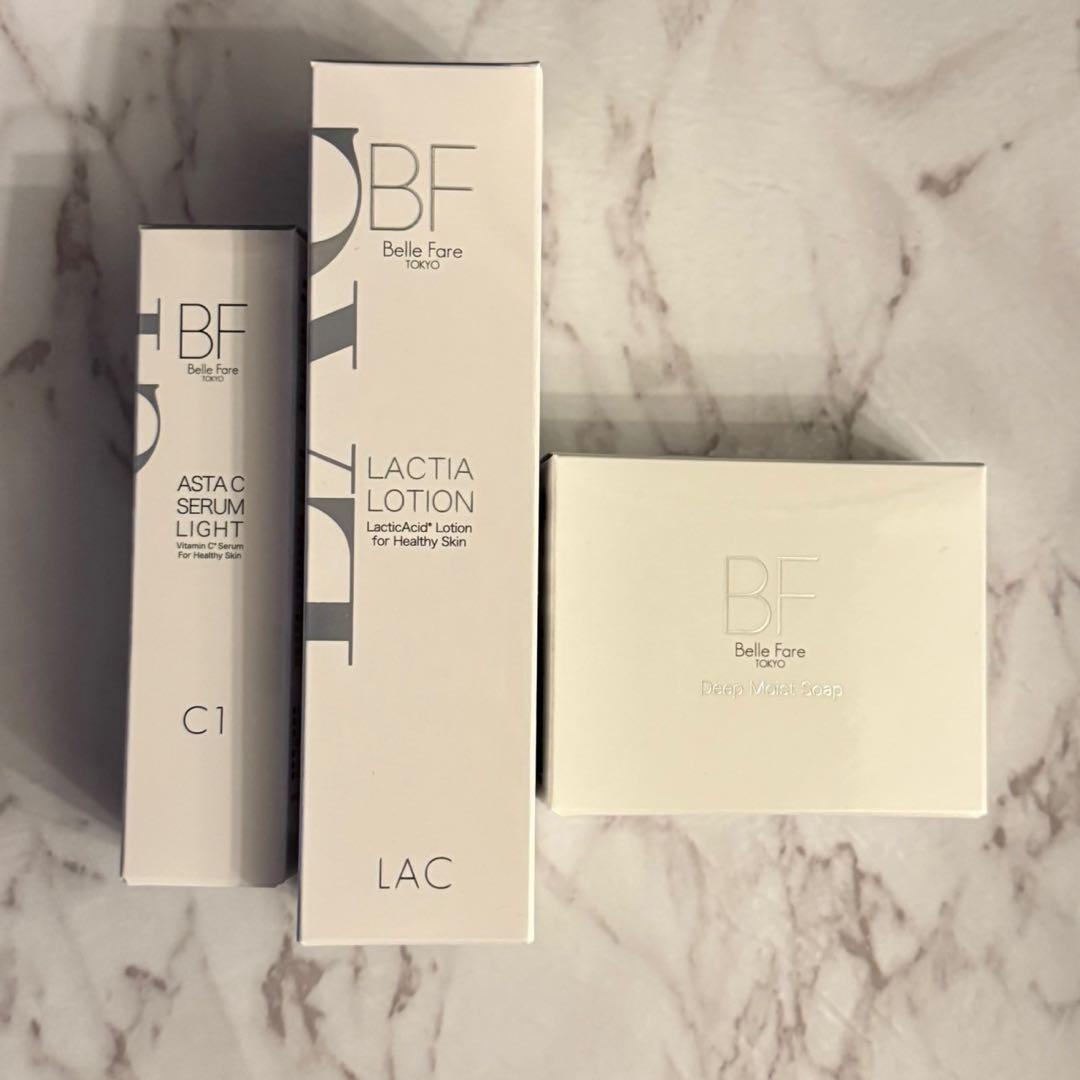 ラクティアローション アスタCセラムライト ディープモイストソープ 3点セット