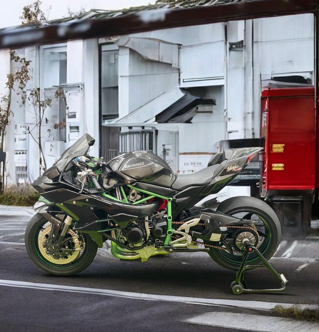 TAMIYA製　Kawasaki Ninja H2R. 1/12 完成品