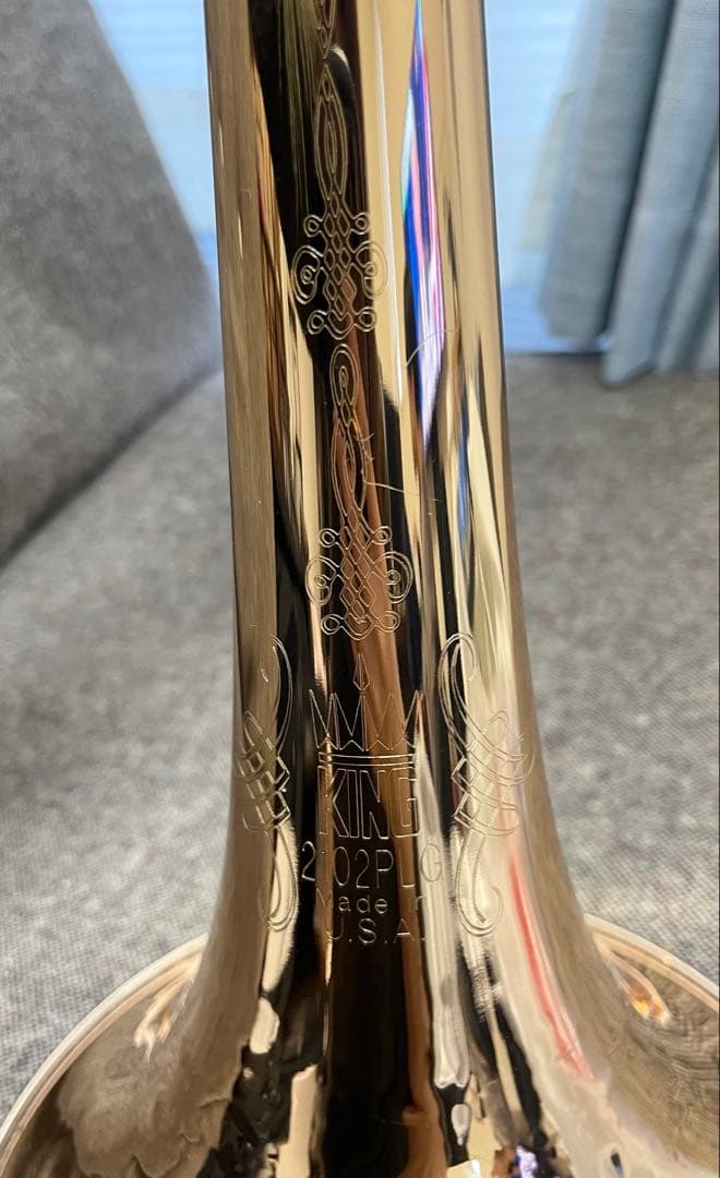 値下げしました⭐︎【ケース付き】トロンボーン KING 2102PLG - メルカリ