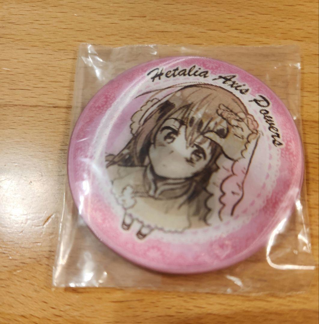 ヘタリア トレーディングチェンジング缶バッジ 女の子だらけだよっ