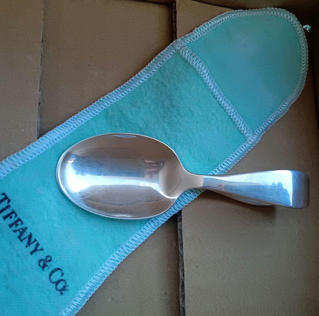 Tiffany&Co. 純銀925 ベビースプーン ループ ティファニー 本物 - メルカリ