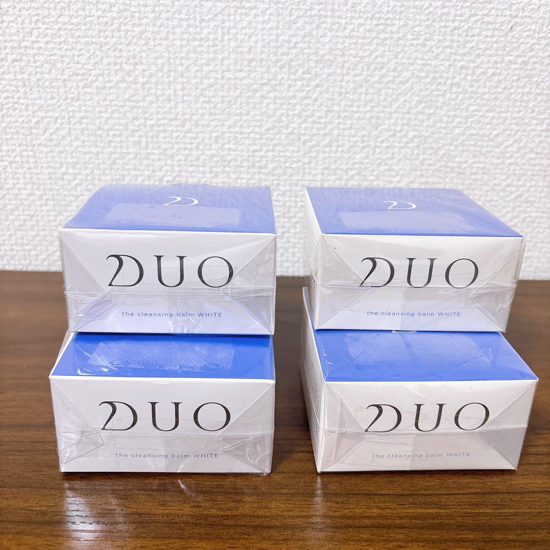 【4箱セット】DUO クレンジングバーム ホワイト 90g
