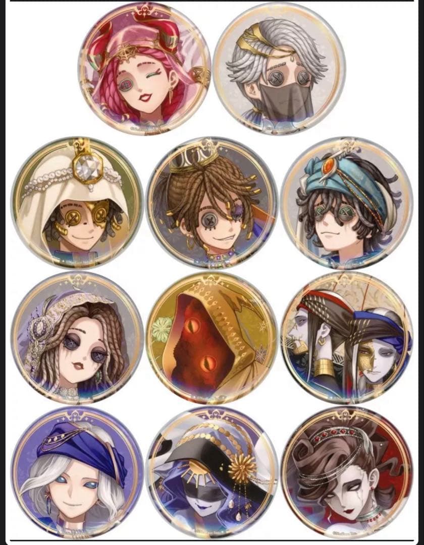 新品未開封　第五人格　WORLD　TRAVEL アラビアン　缶バッジ　3box