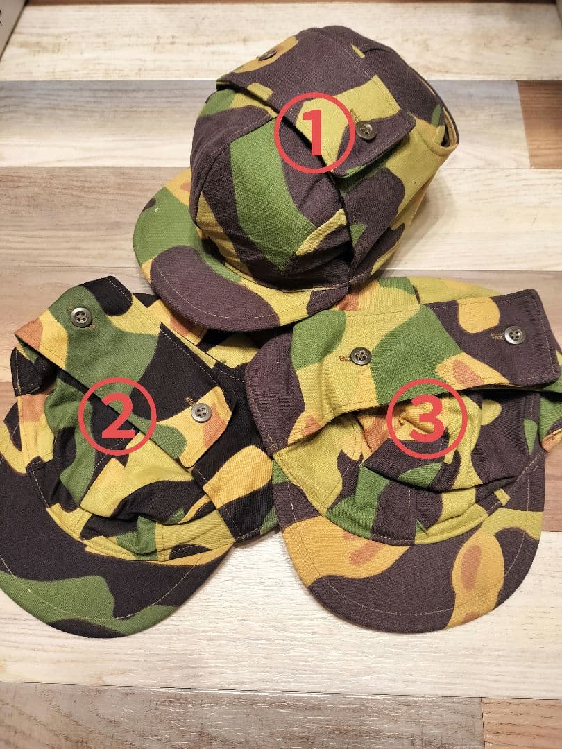 p*t様 60s チェコスロバキア軍　サラマンダーカモ　キャップ