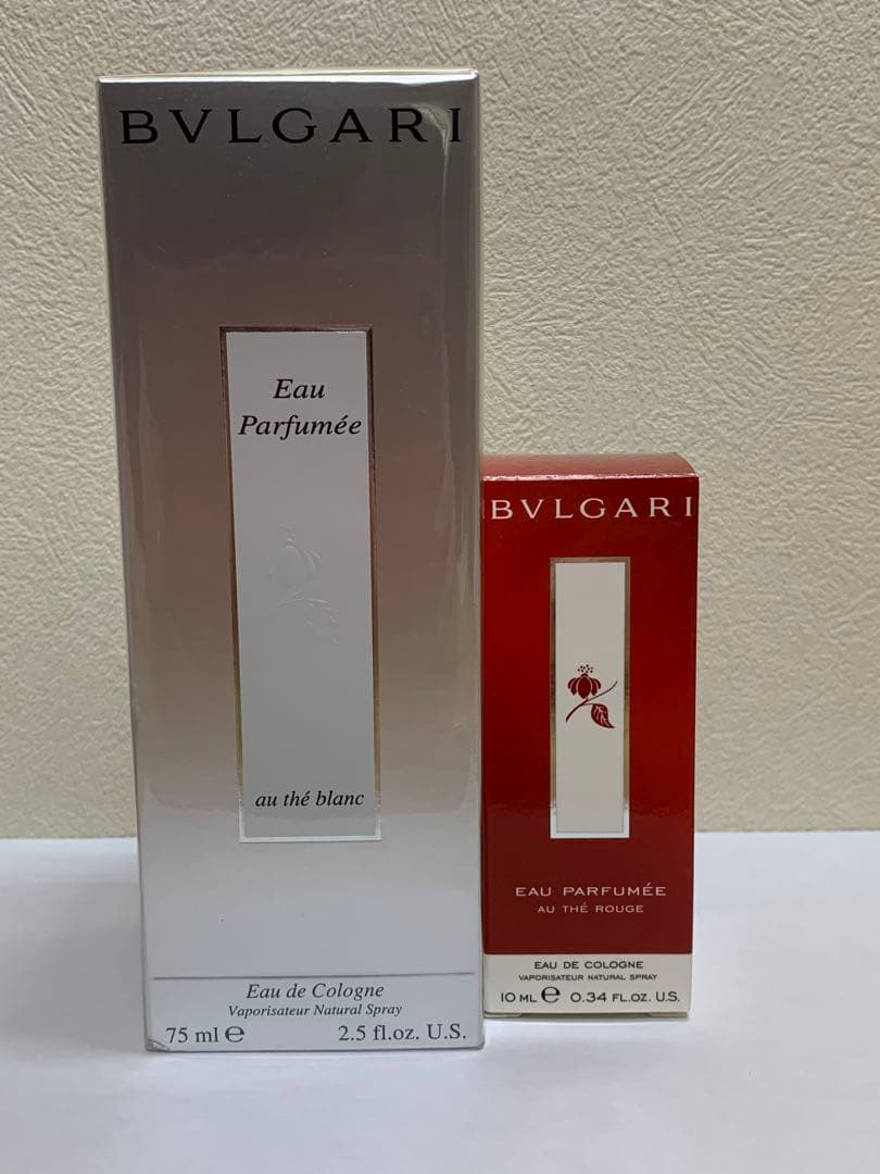 【ブルガリ】香水 オ・パフメ オーテブラン75ml & オーテルージュ10ml
