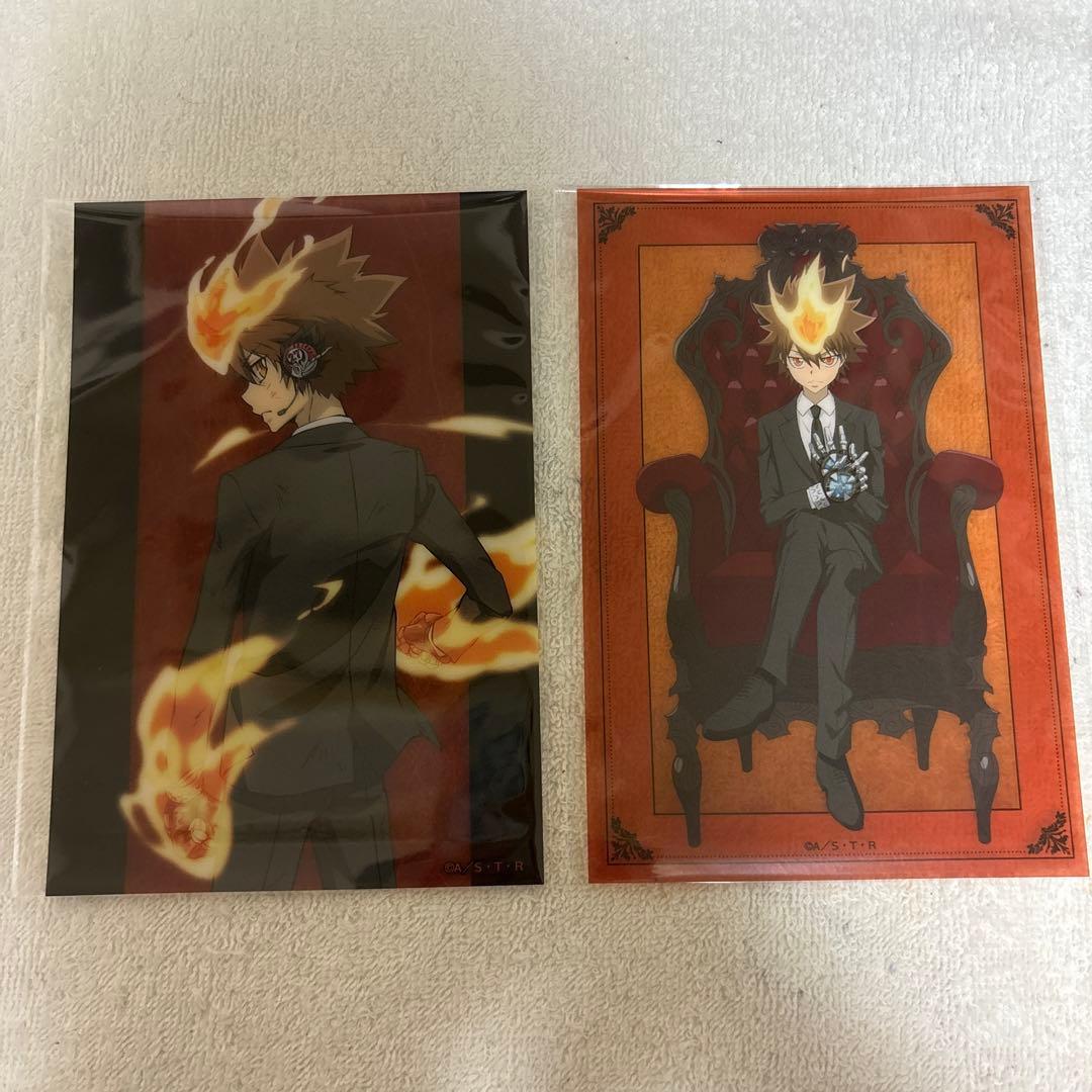 家庭教師ヒットマンREBORN クリアカード 沢田綱吉 2点セット - メルカリ