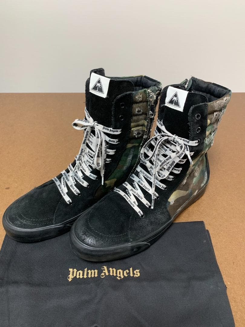 [(Palm Angels] スウェードレザー ハイカットスニーカー 42 楽天市場】palm angels（靴）の通販