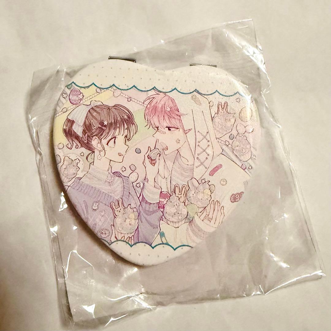 愛*音様 多聞くん今どっち！？ ハート型ミラー　花とゆめ展　限定　福原 多聞　木