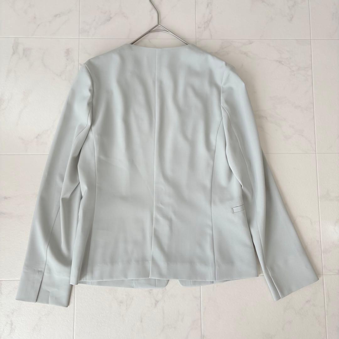 美品✨《グリーンレーベルリラクシング》サラフール ワイドパンツ セットアップ