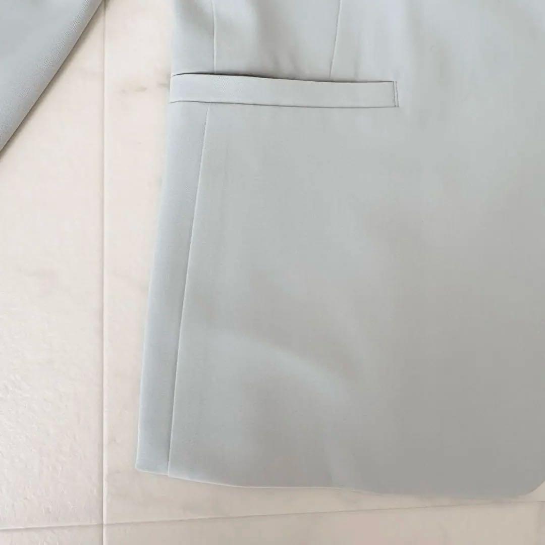 美品✨《グリーンレーベルリラクシング》サラフール ワイドパンツ セットアップ