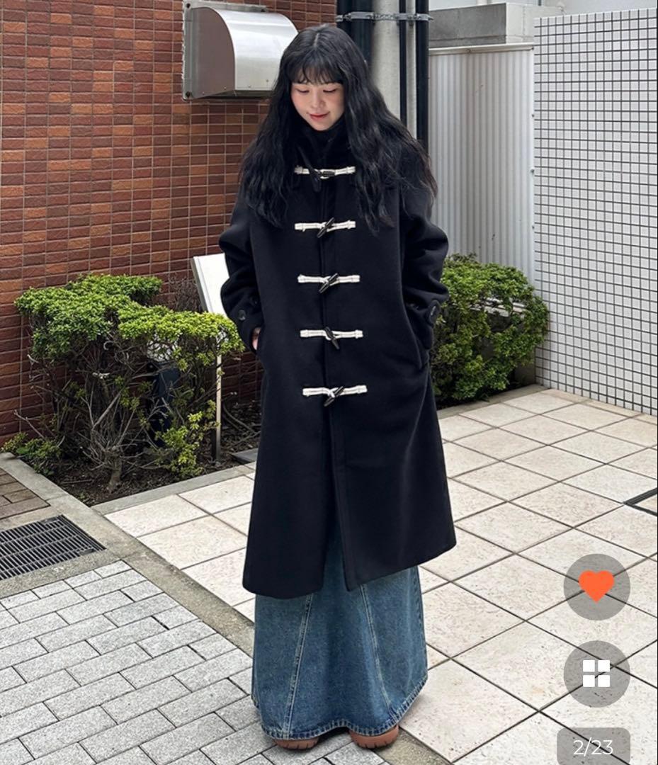 フードダッフルコート nugu