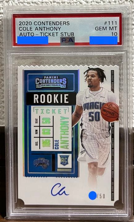 Cole Anthony PSA10 RC auto 50シリ超貴重