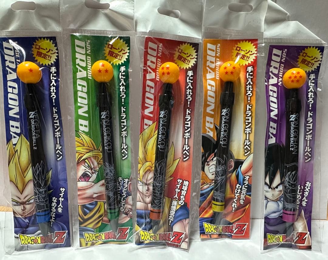 ローソン限定 ドラゴンボールZ ボールペン 5点セット 非売品
