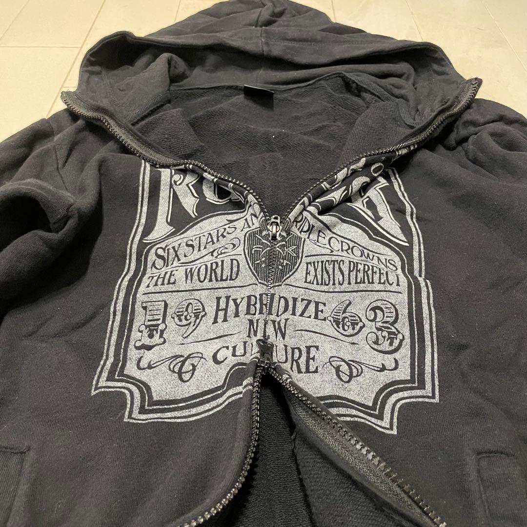 ダブルジップパーカー y2k 90s アーカイブ お兄系 - メルカリ