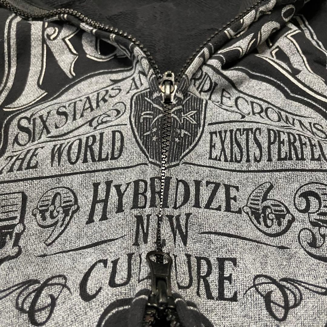 ダブルジップパーカー y2k 90s アーカイブ お兄系 - メルカリ