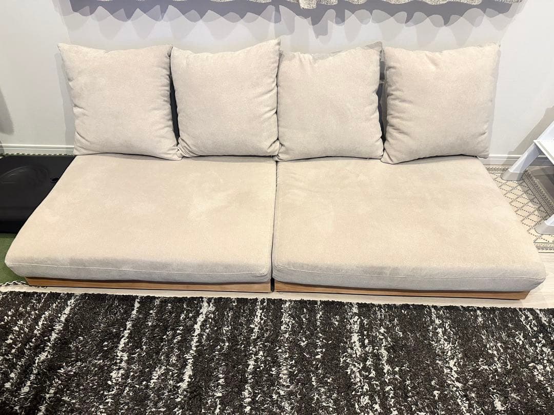 ソファ　ローソファ　フロアソファ　タンスのゲン　大クッションおまけ