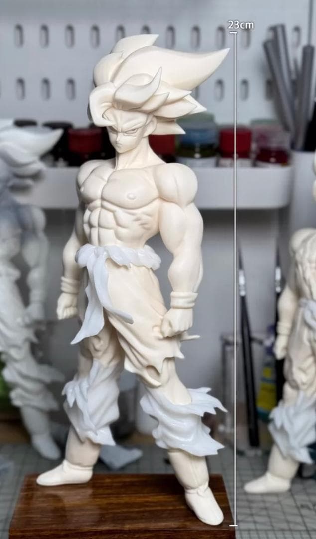 ドラゴンボール 伝説の超サイヤ人 、空しい決着 未塗装 樹脂 フィギュア