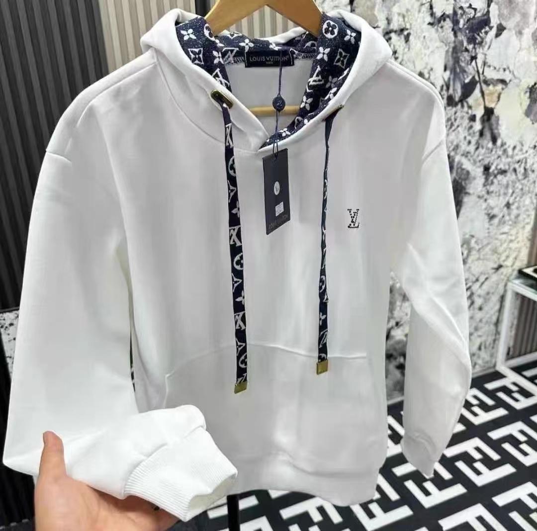 LOUIS VUITTON ホワイト パーカー LOUIS VUITTON ルイヴィトン ホワイト パーカー - メルカリ