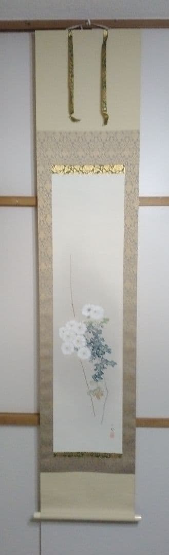 竹内栖鳳「白菊」