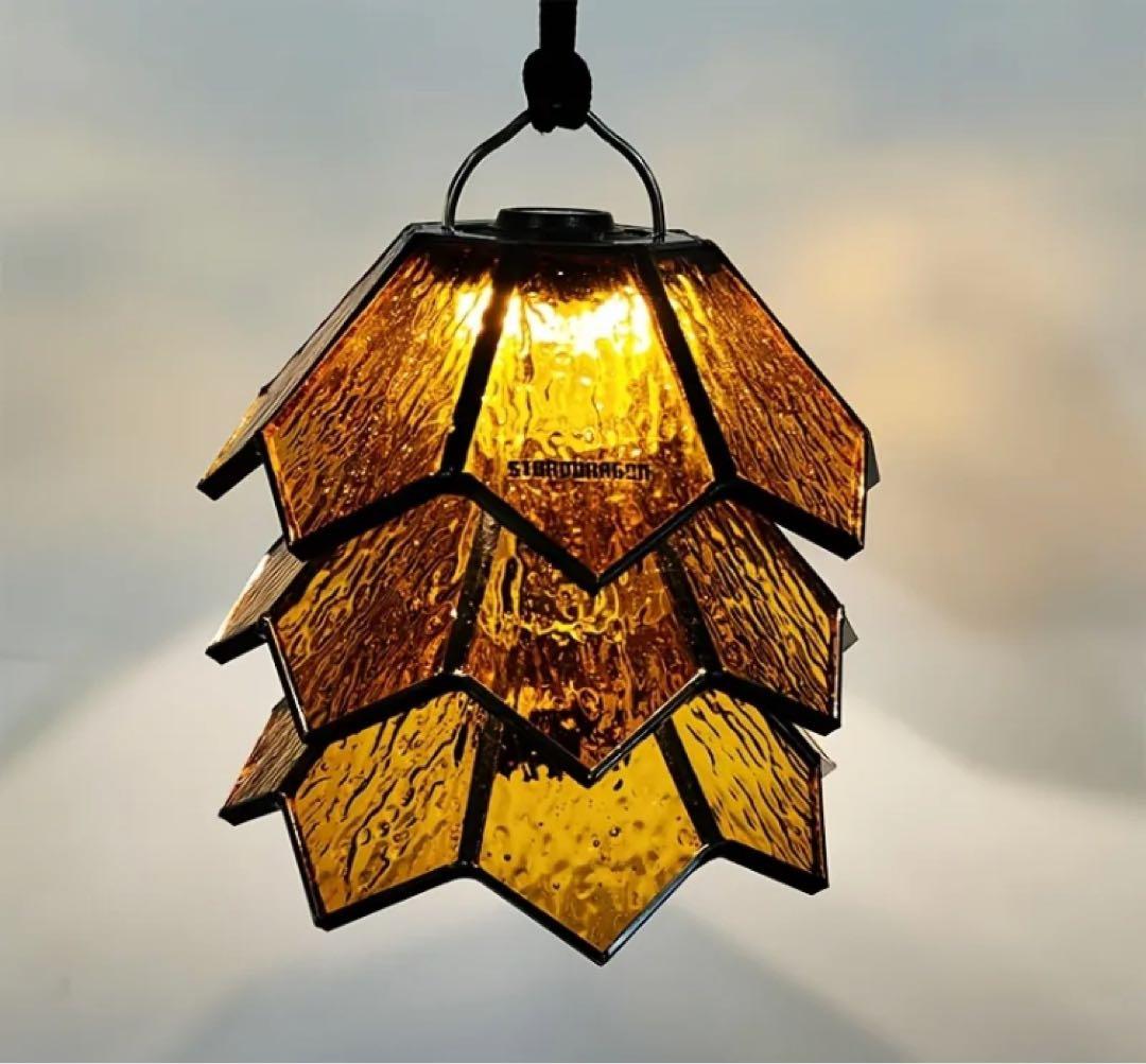 ゴールゼロ ガラスシェードsomabito ソマビト 逆鱗型ランタンシェード