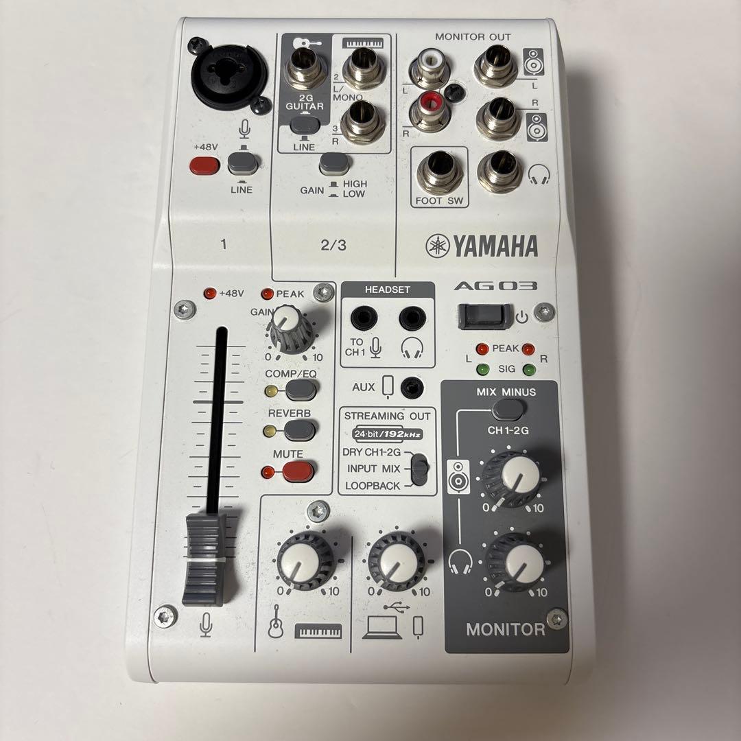 Yamaha AG03 MK2 ホワイト
