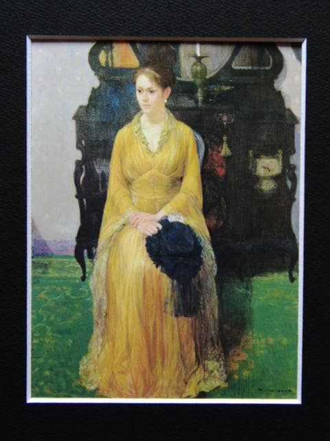 柳沢淑郎、女優’94、希少な画集より、新品高級額・額装付