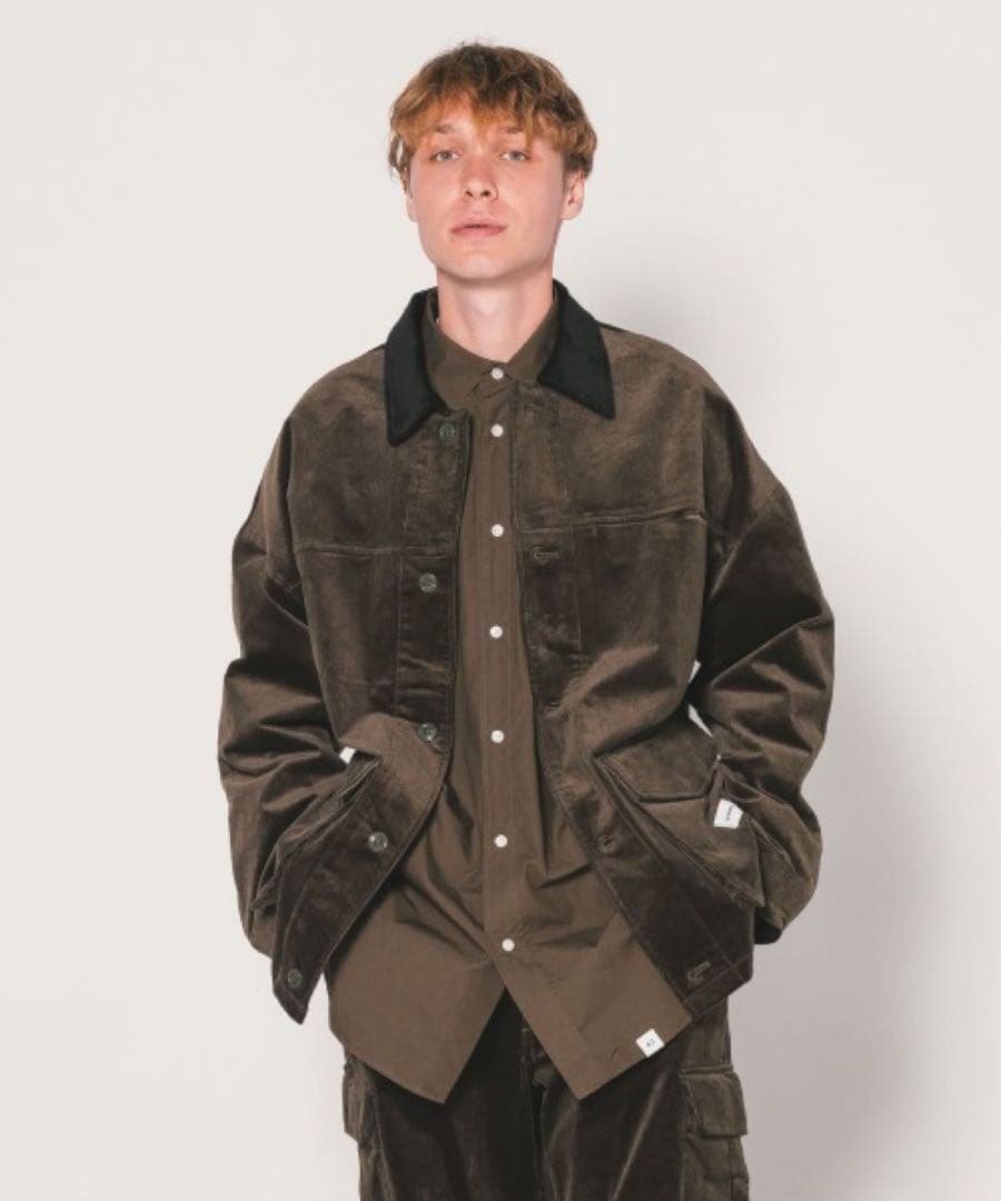 BEDWIN 　L/S CORDUROY COMBAT JACKET CLIFF