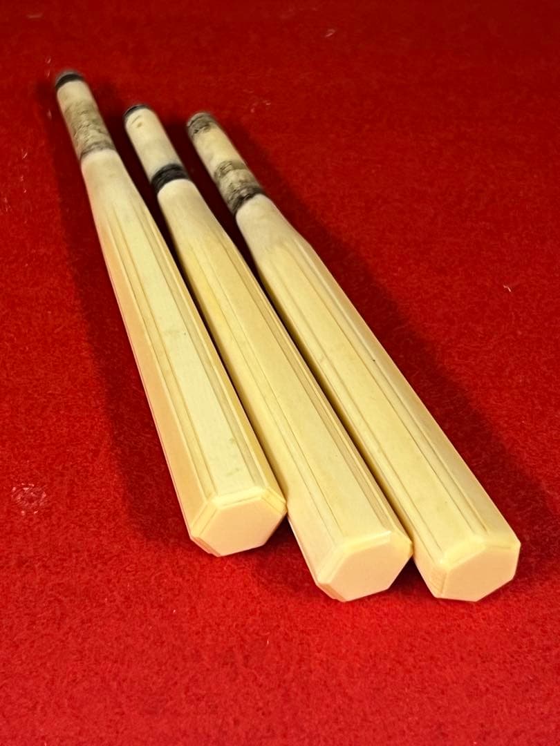 三味線　糸巻き　天然素材　三本セット　　　　　H--041