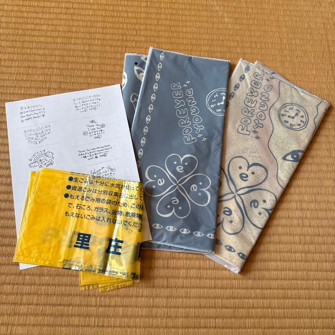 藤井風プレマグッズPrema バンダナブラック&アイボリー2枚セット