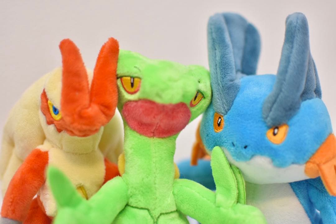 ジュカイン バシャーモ ラグラージ ぬいぐるみ Pokémon fit セット