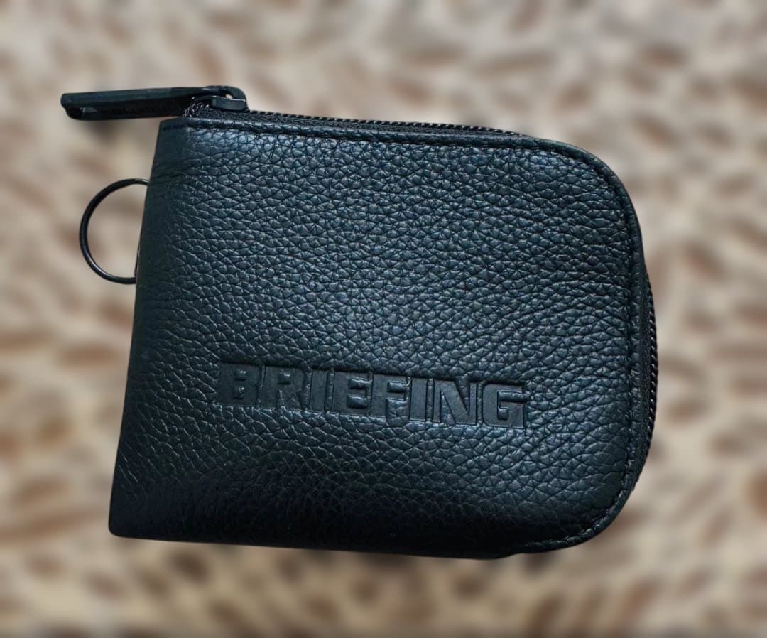 新品 ブリーフィング BRIEFING レザー ケース ゴルフ 小銭入れ
