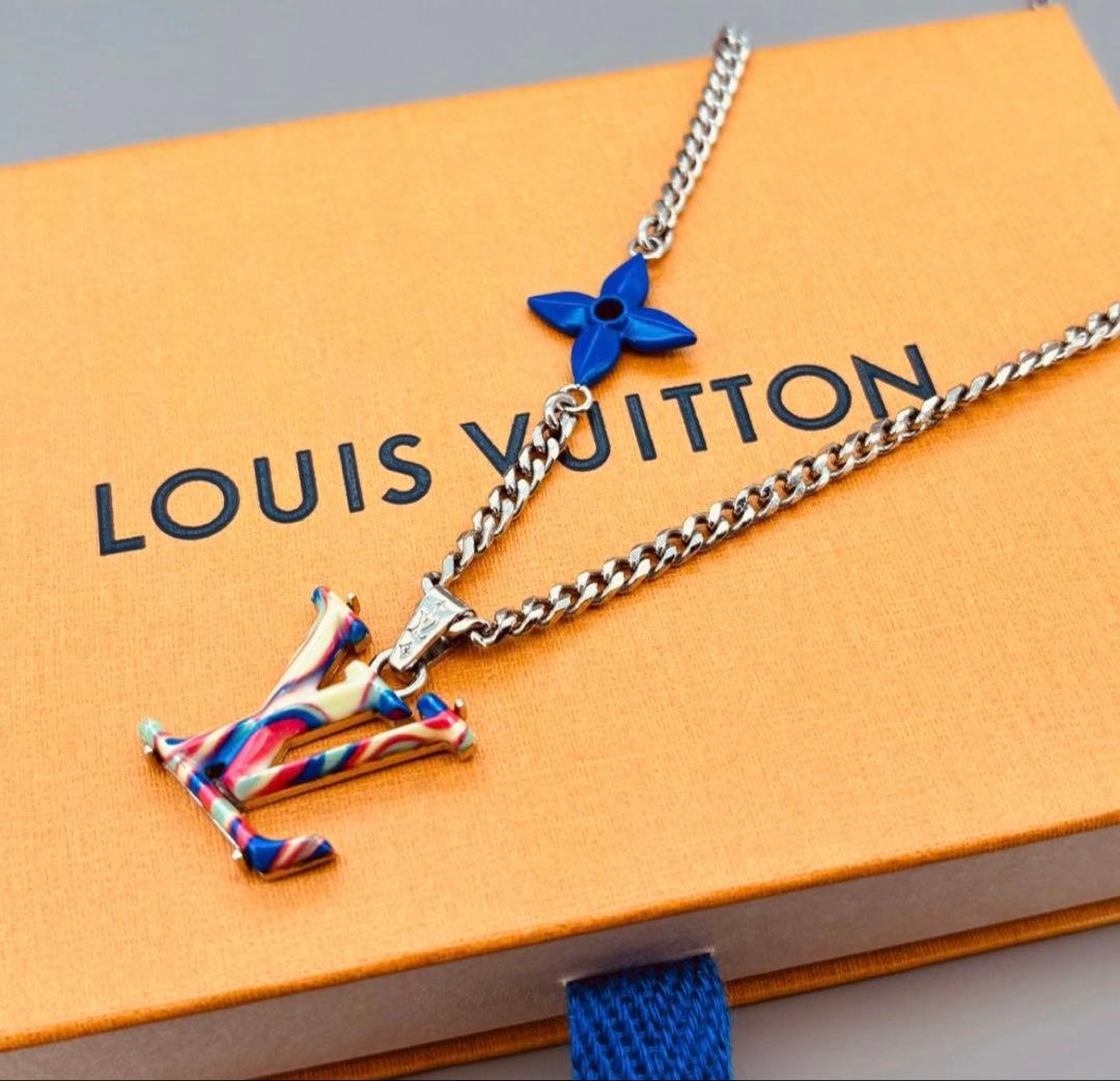 ち*り様 ルイヴィトン MP3353 コリエ LV サイケデリック ネックレス