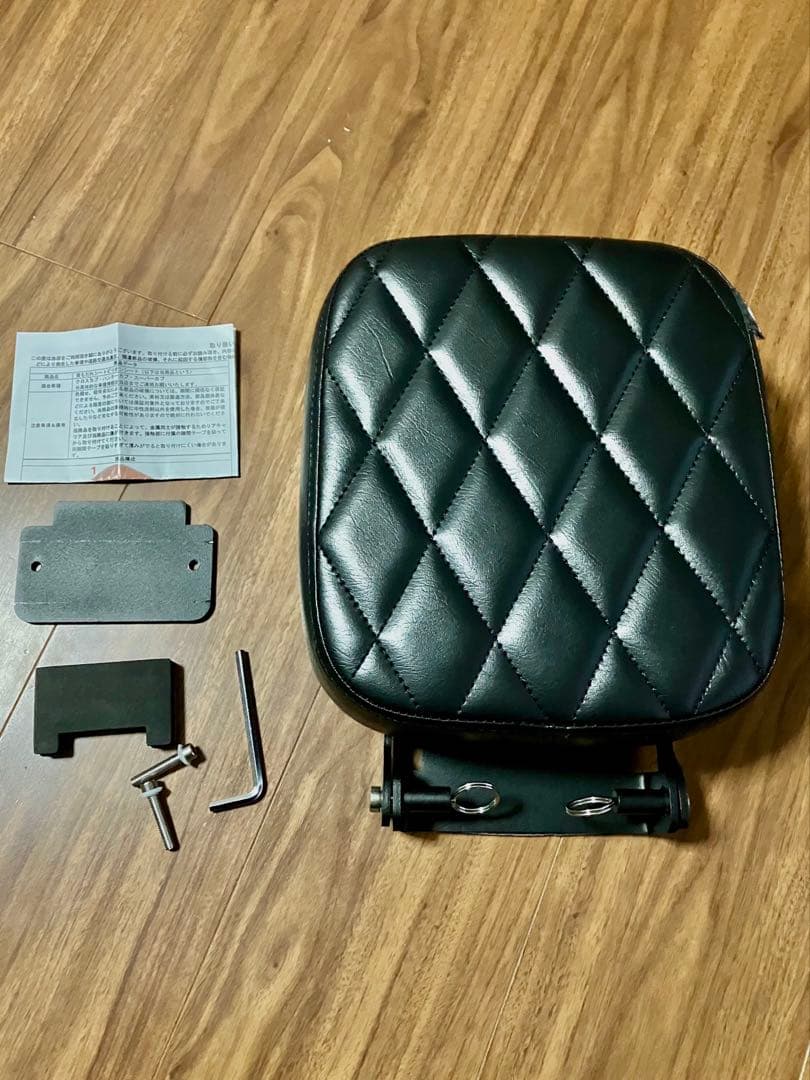 【値下げ】HI-LINE タンデムシート フリップアップ式 ブラック