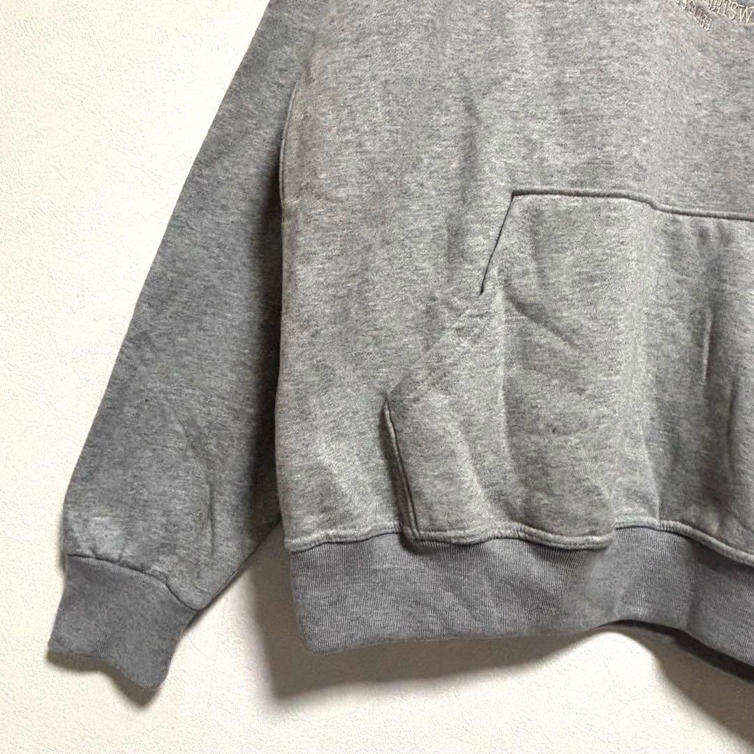 新品タグ付】DAVOUCCIダヴォッチ パーカースウェット ロゴ刺繍 裏起毛