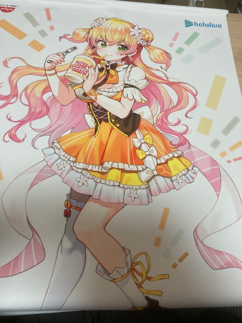 ホロライブ 桃鈴ねね　日清コラボ