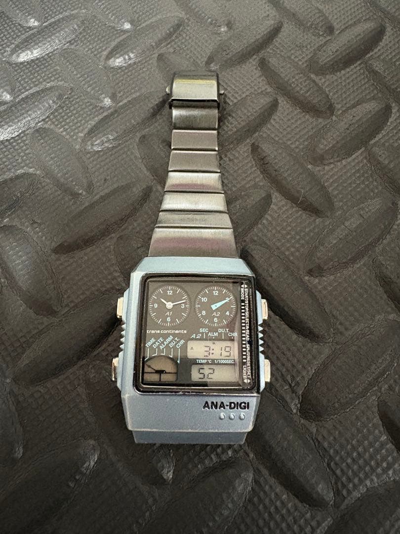 CITIZEN アナデジテンプ 稼働品 トランスコンチネンツコラボ