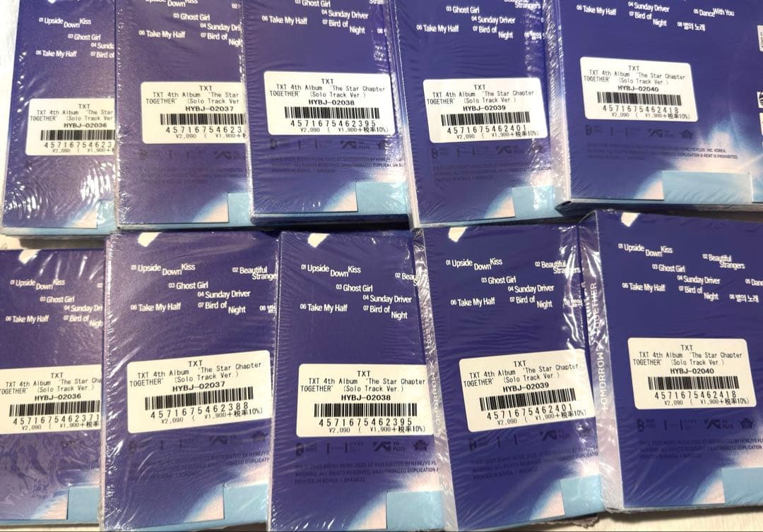 TXT TOGETHER トレカ ラキドロ 会場限定 東京 未開封CD10枚 - メルカリ