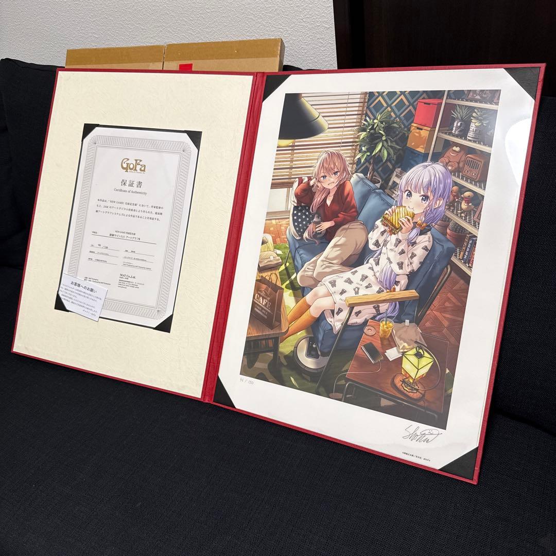 【美品】NEW GAME! 直筆サイン入りアートグラフB 涼風青葉 八神コウ 涼風青葉｜NEW GAME!｜美少女フィギュア｜フィギュア｜コトブキヤ製品