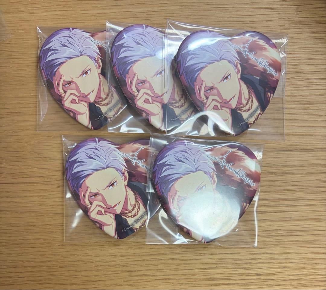 エリオス ナンジャタウン 缶バッジ アッシュ