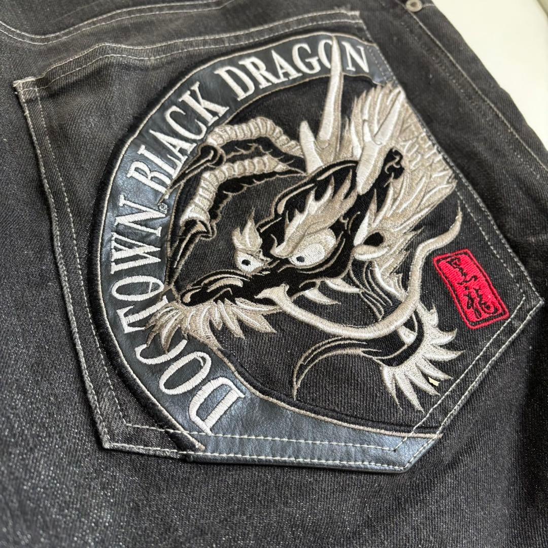 DOGTOWN BLACK DRAGON ブラックデニムパンツ - メルカリ
