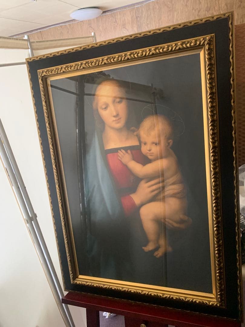 3点まとめ売り　ラファエロの名画「大公の聖母」　印刷画