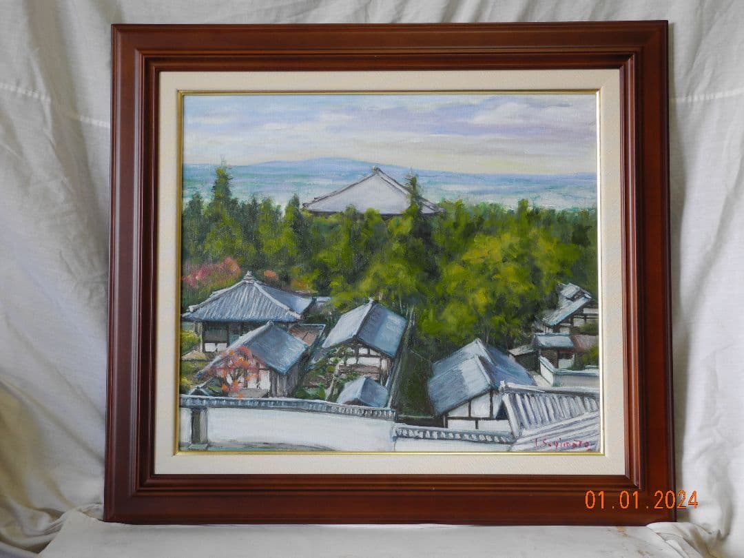 油絵二月堂より大仏殿