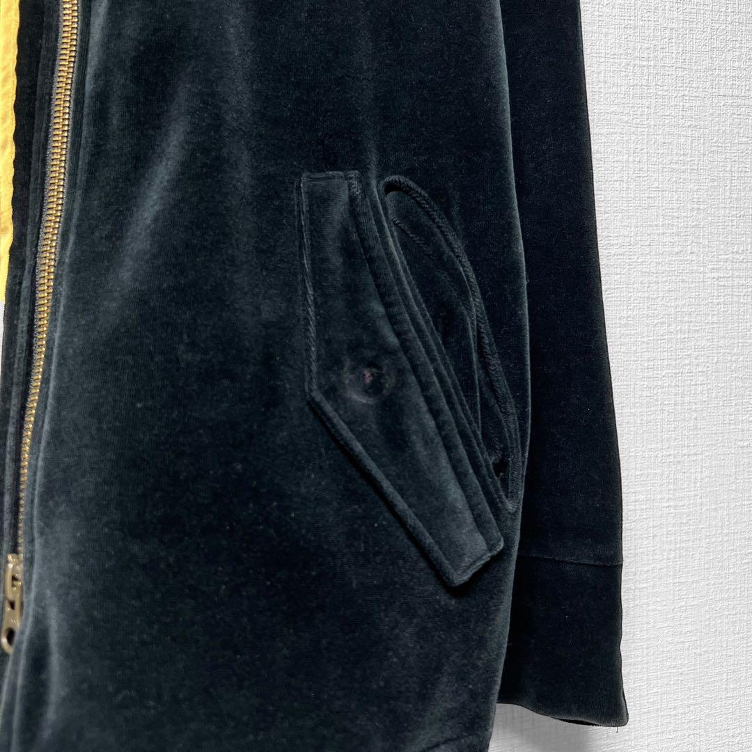 LED RECHWE VERONICA ナポレオンスカル ジップベロアジャケット